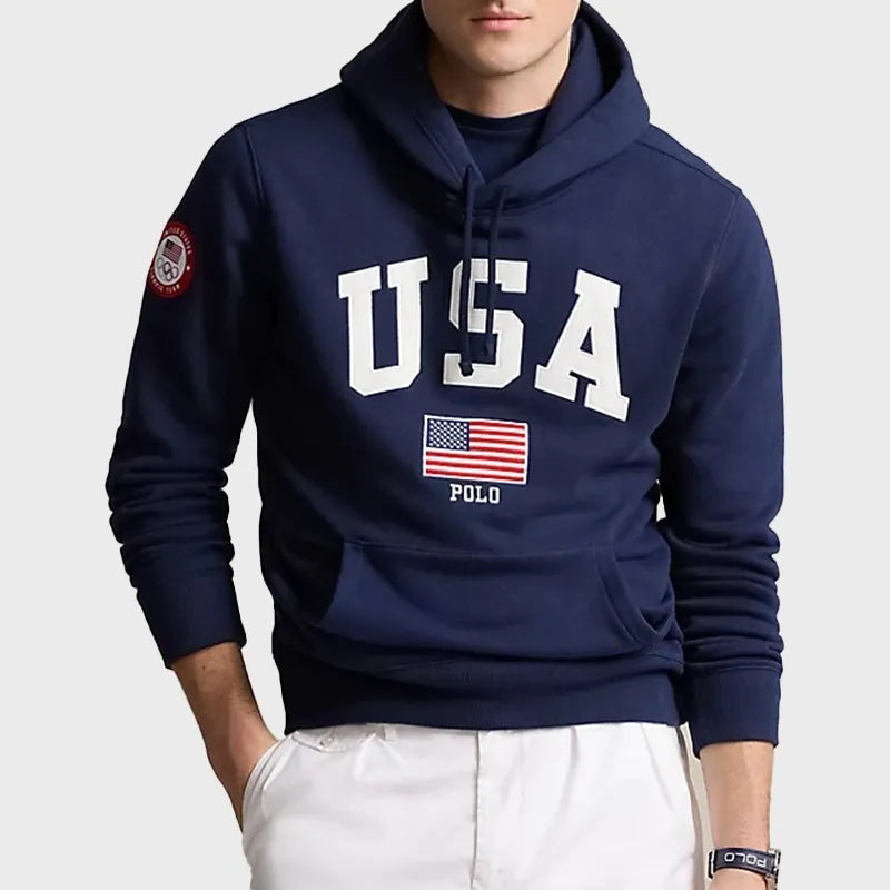 Paris 2024 Olympics Team USA Fleece Hoodie