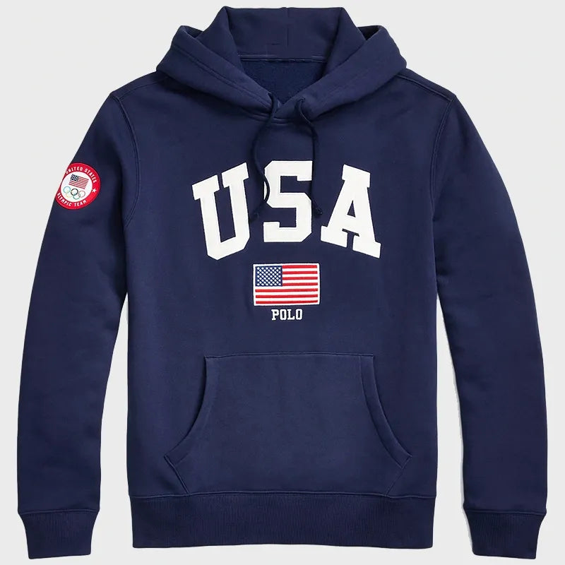 Paris 2024 Olympics Team USA Fleece Hoodie