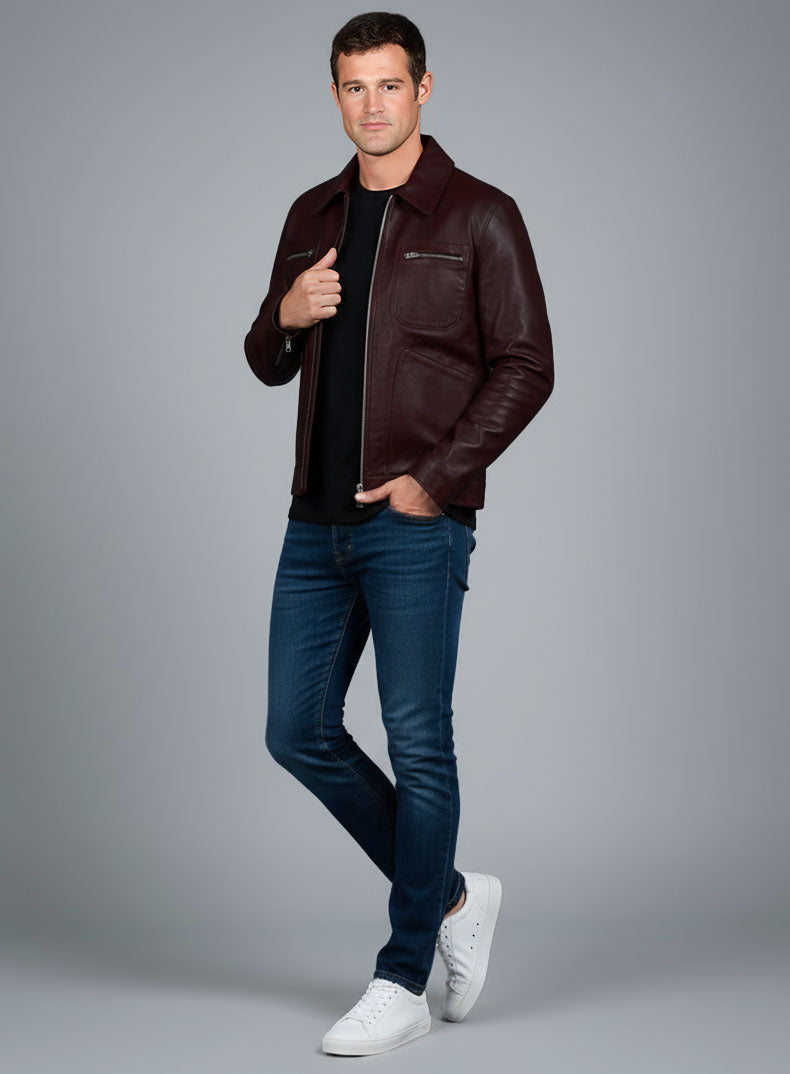 Jake Picking Leather Jacket