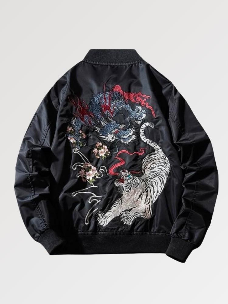 Japanese Dragon and Tiger Bomber 'Tora' - Sublimation Jacket ( Recreated Edition )