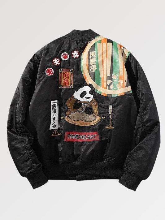 Japanese Panda Bomber 'Take' - Sublimation Jacket ( Recreated Edition )
