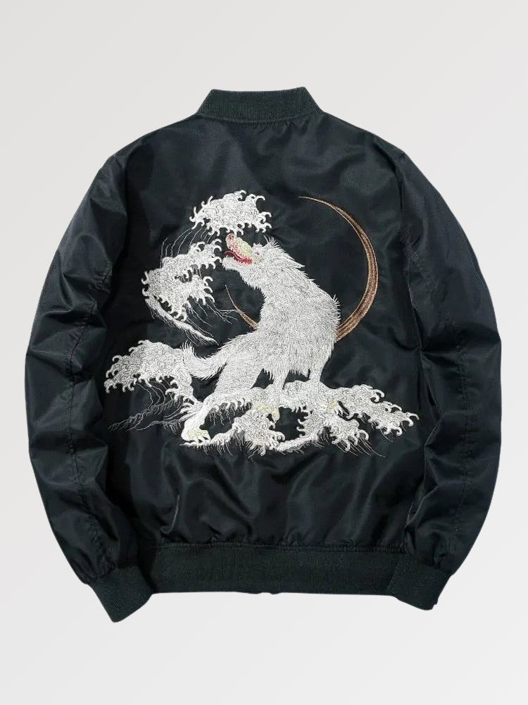 Japanese Style Bomber Jacket 'Ueno' - Sublimation Jacket ( Recreated Edition )