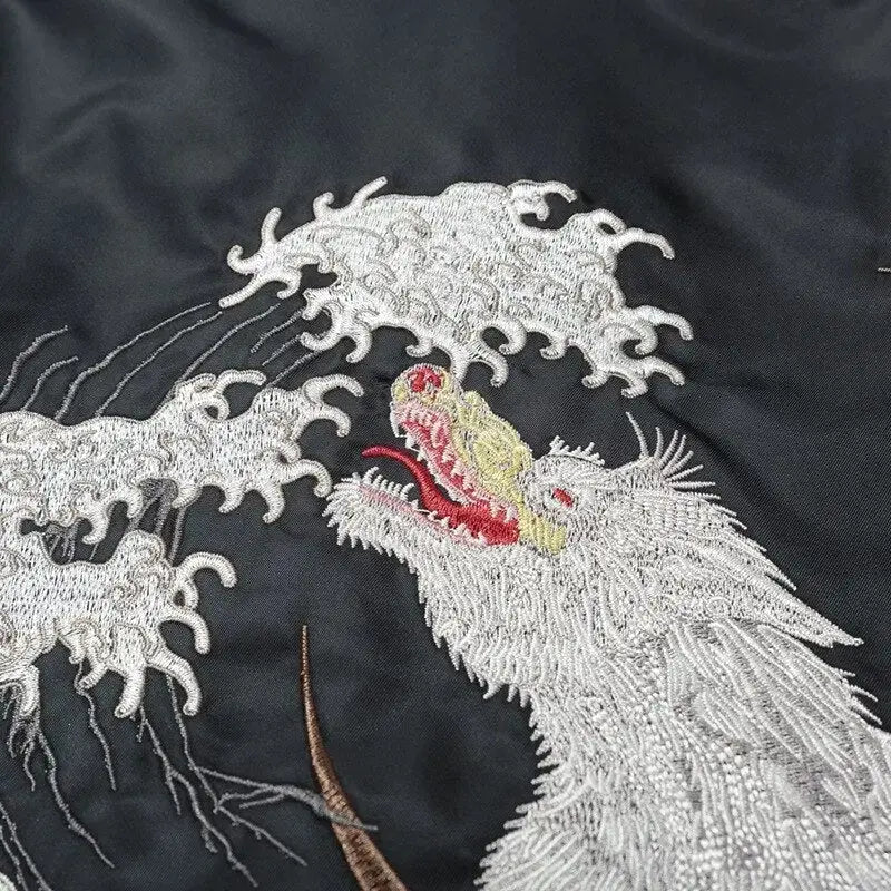 Japanese Style Bomber Jacket 'Ueno' - Sublimation Jacket ( Recreated Edition )