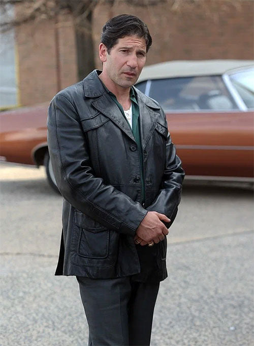 Jon Bernthal The Many Saints of Newark Leather Trench Coat