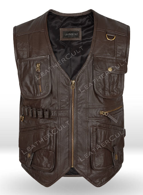 Chris Pratt Jurassic World Fallen Kingdom Leather Vest
