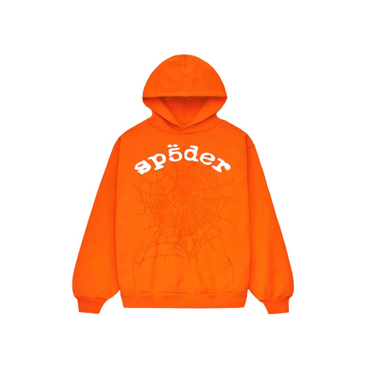 Orange Spider Hoodie