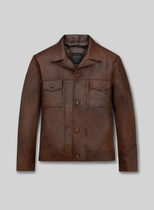 Leonardo DiCaprio Once Upon a Time in Hollywood Leather Jacket