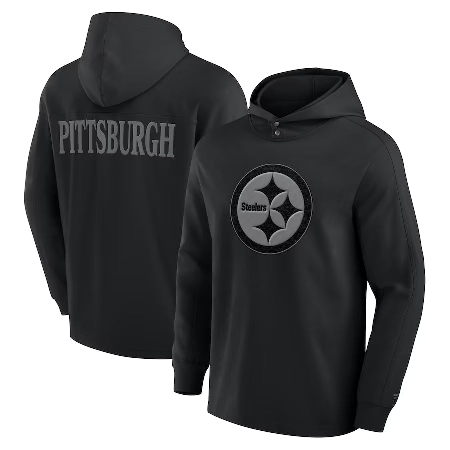 Pittsburgh Steelers Black Elements Pace Hoodie