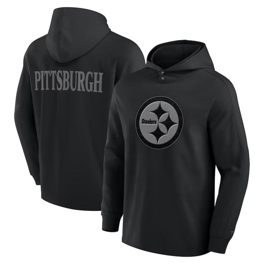 Pittsburgh Steelers Black Elements Pace Hoodie