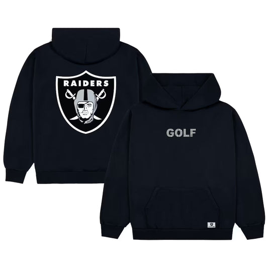 Las Vegas Raiders GOLF WANG Logo Pullover Hoodie