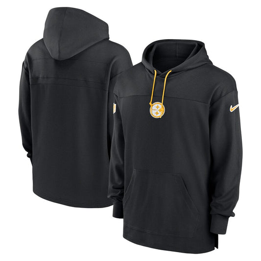Pittsburgh Steelers Sideline Black Hoodie