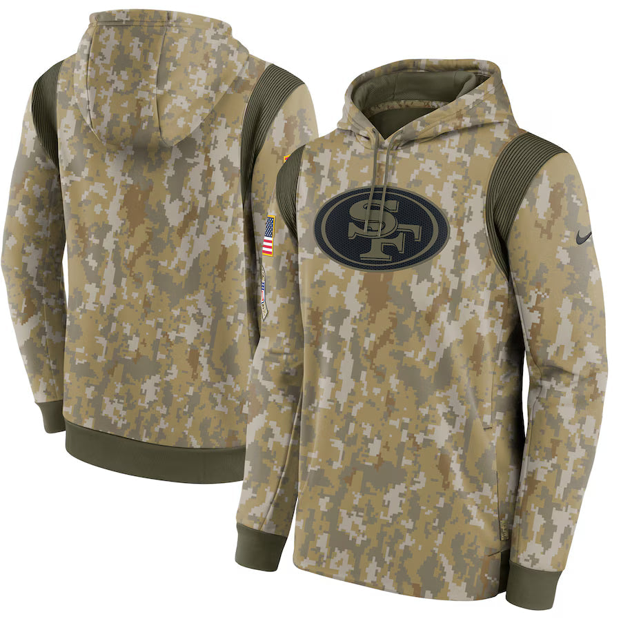 Christian McCaffrey 49ers Salute to Service Camo Hoodie