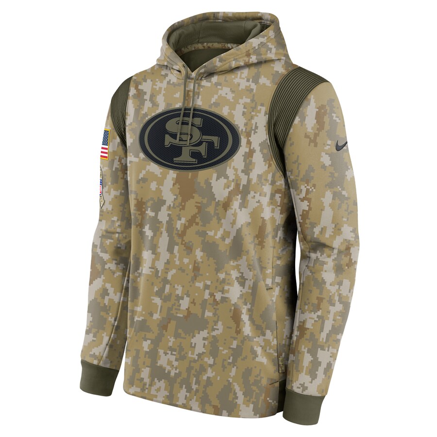 Christian McCaffrey 49ers Salute to Service Camo Hoodie