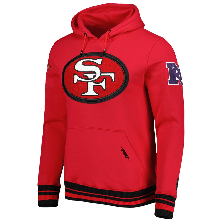 San Francisco 49ers Retro Fleece Pullover Hoodie
