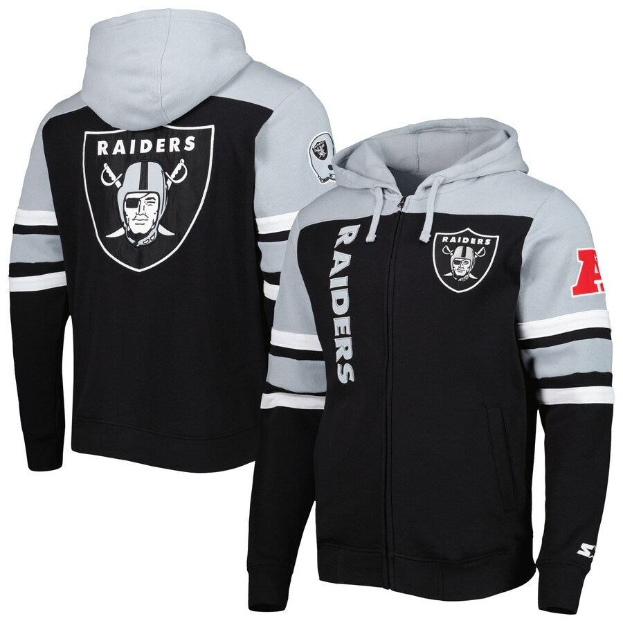 Las Vegas Raiders Starter Black Extreme Hoodie