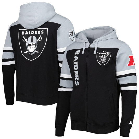Las Vegas Raiders Starter Black Extreme Hoodie