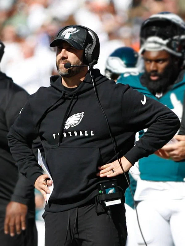 Nick Sirianni Philadelphia Eagles Black Hoodie