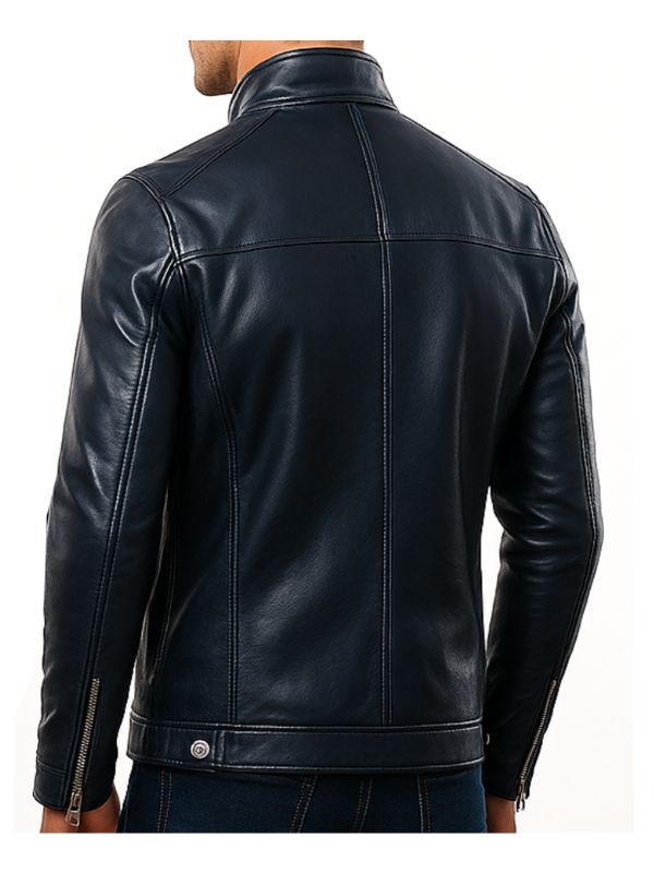 Noah Black Leather Jacket - Men Leather Jacket Black