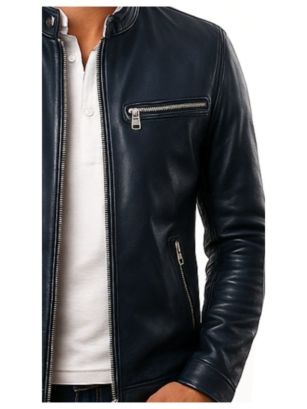 Noah Black Leather Jacket - Men Leather Jacket Black