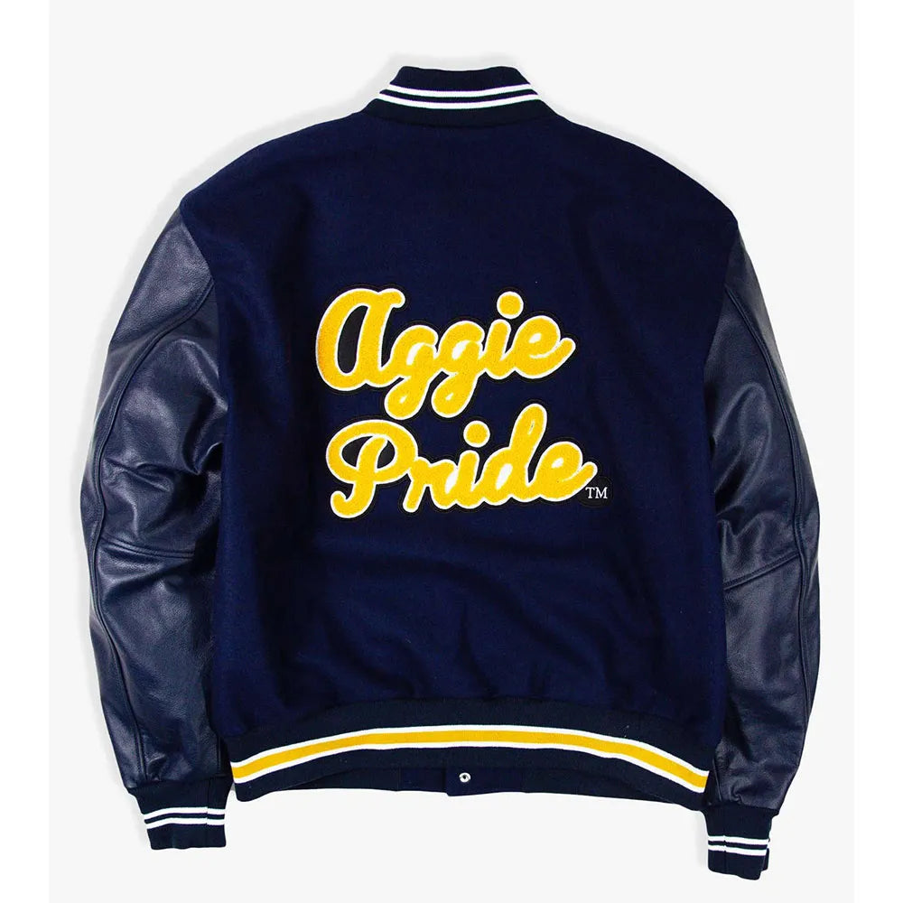 North Carolina A And T Motto 3.0 Aggie Varsity Jacket  - Recreated