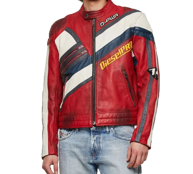 Most Demanding - Handmade - Genuine Cowhide Leather Jacket - Streetwear Uk