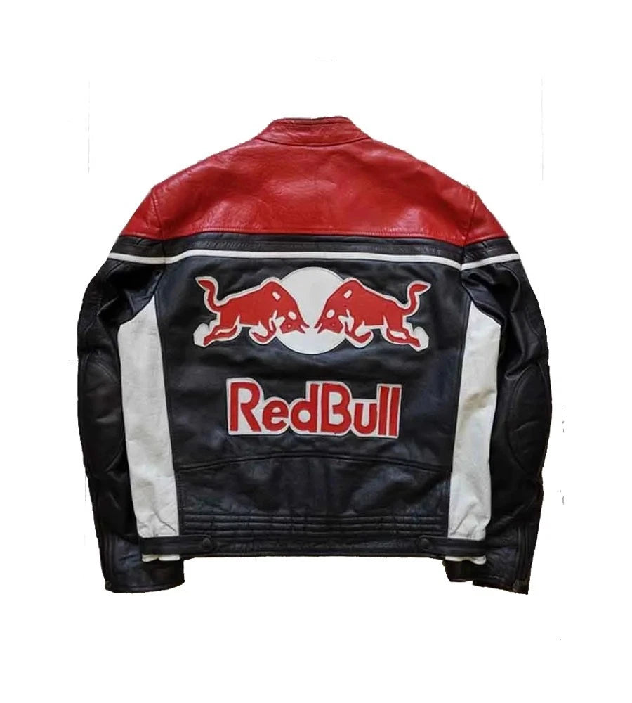 Unisex Racing-Inspired Leather Jacket – MotoGP Style | Genuine Cowhide