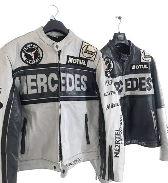 Genuine Cowhide Leather Motorcycle Jacket for Men | Premium Quality | YKK Zips