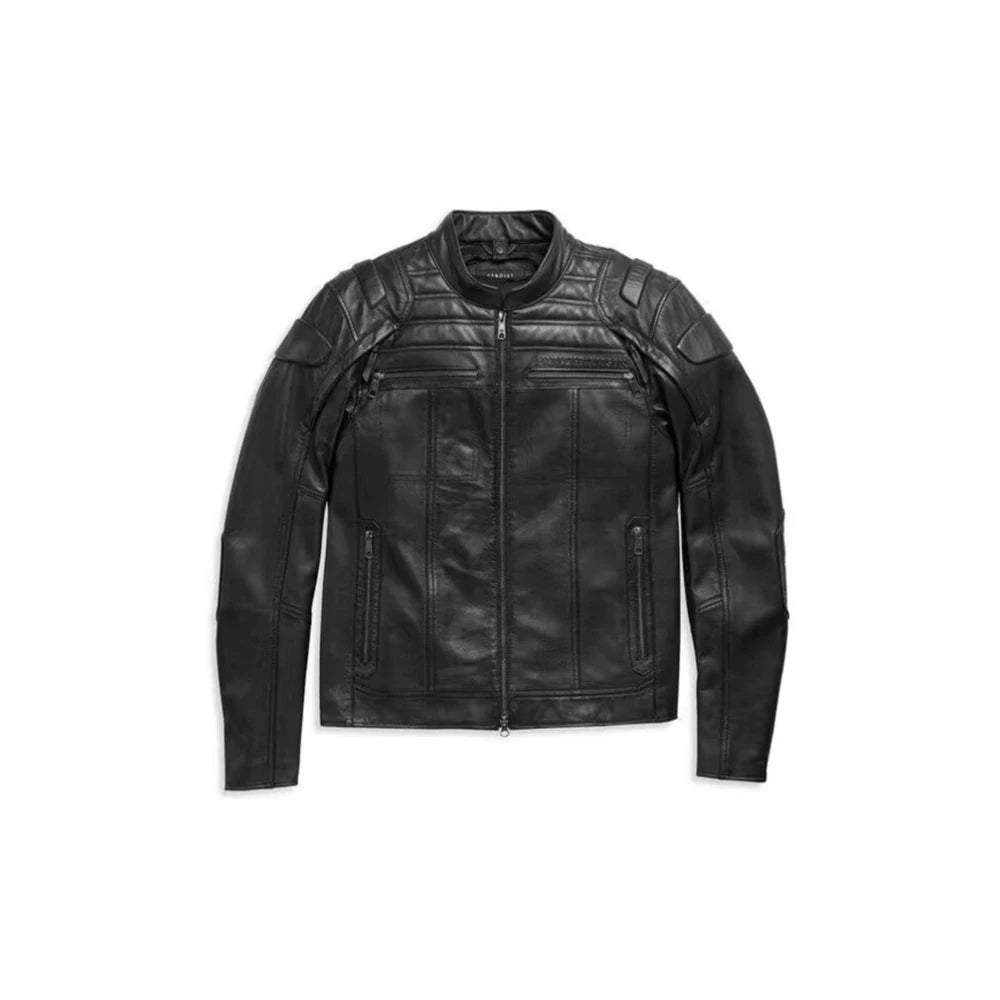 Men's Genuine Leather Hoodie – Handmade Streetwear Jacket | Custom Fit Casual uk  - Recreated