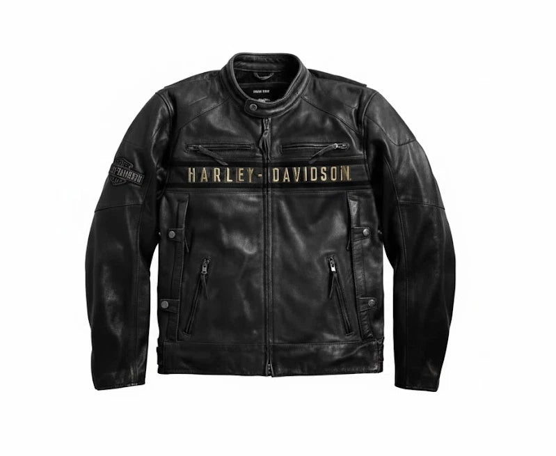 Handmade Men's Black Cowhide Leather Jacket Classic Cafe Racer Biker Style