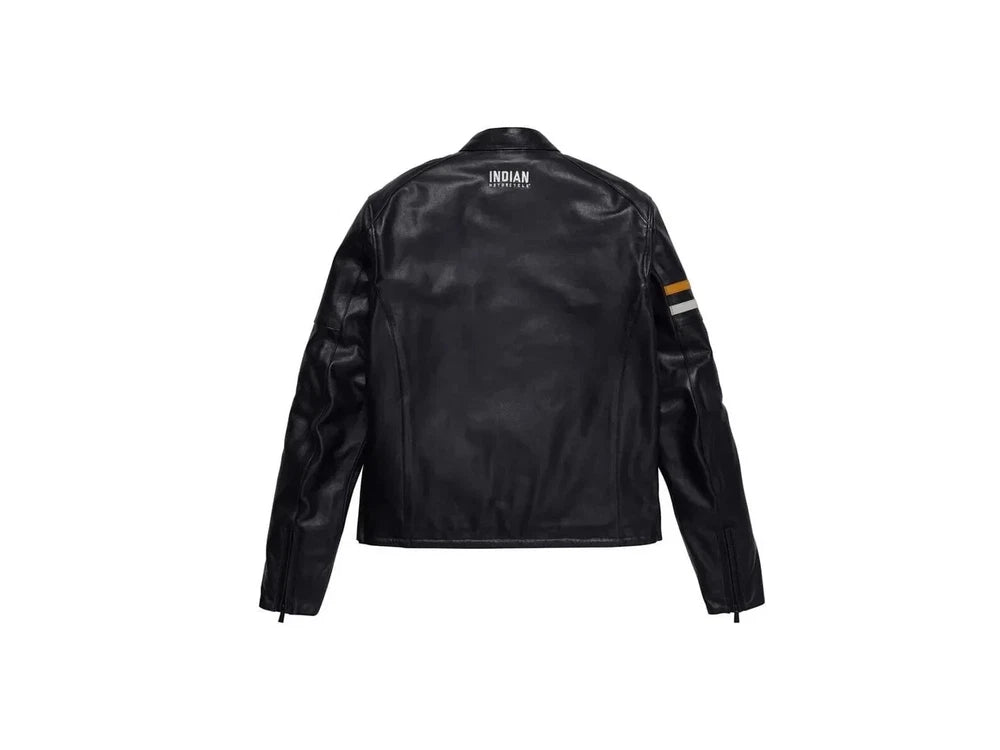 Men's Black Leather Motorcycle Jacket – Handmade | Biker Genuine Cowhide Leather