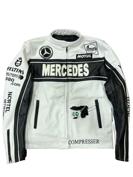 Eye Catching Genuine Cowhide Leather Motorcycle Jacket for Men | Premium Quality