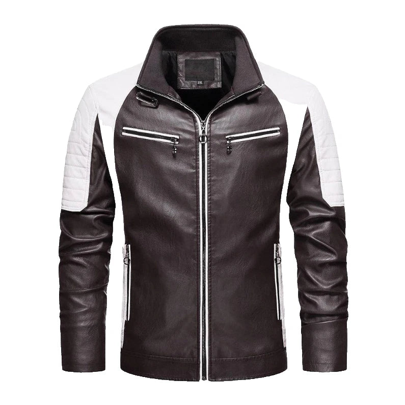 Custom Made Men's Real Leather Jacket | Premium Cowhide Motorcycle Style