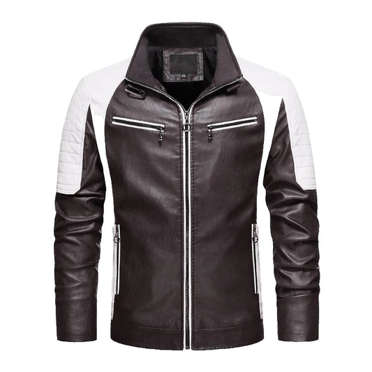 Custom Made Men's Real Leather Jacket | Premium Cowhide Motorcycle Style