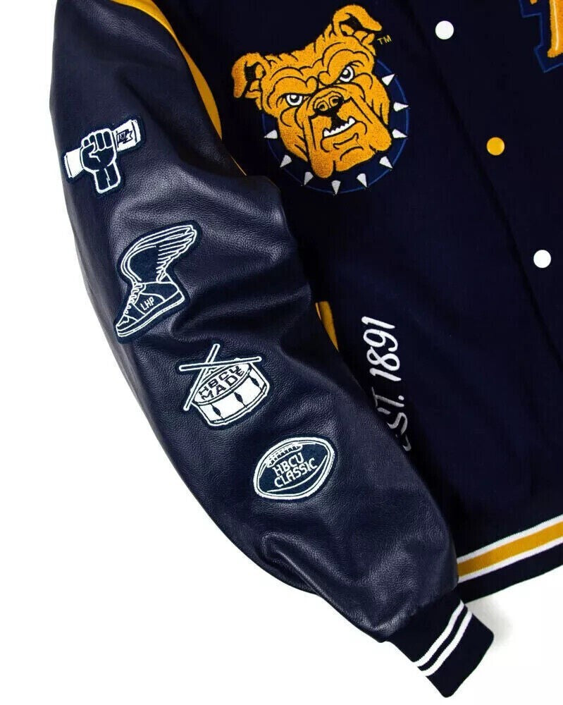 North Carolina A And T Motto 3.0 Aggie Varsity Jacket  - Recreated