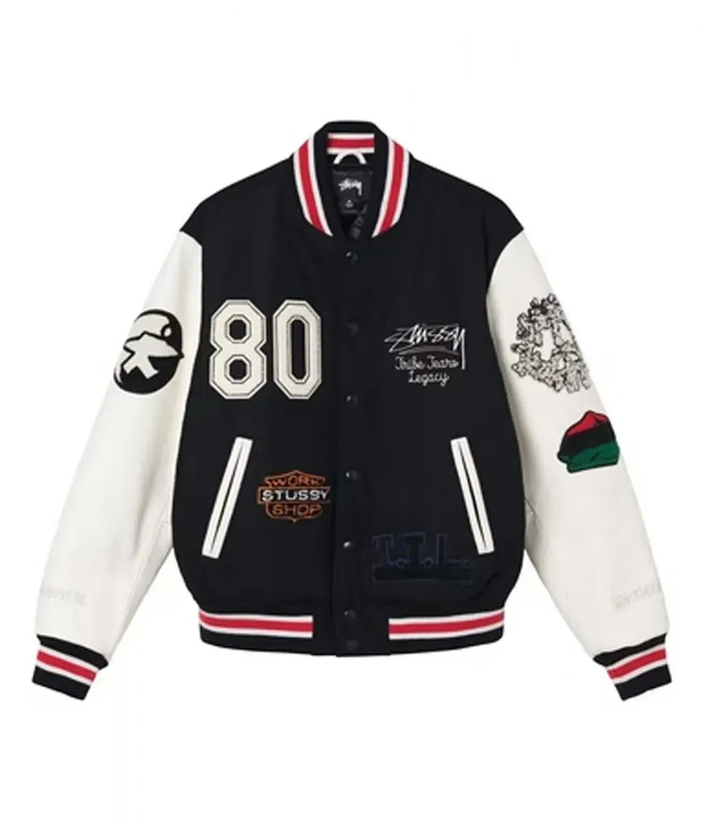 Varsity Denim Tears X Our Legacy TTL Black and White Jacket