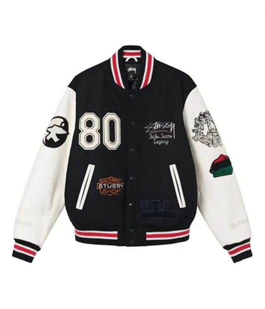 Varsity Denim Tears X Our Legacy TTL Black and White Jacket