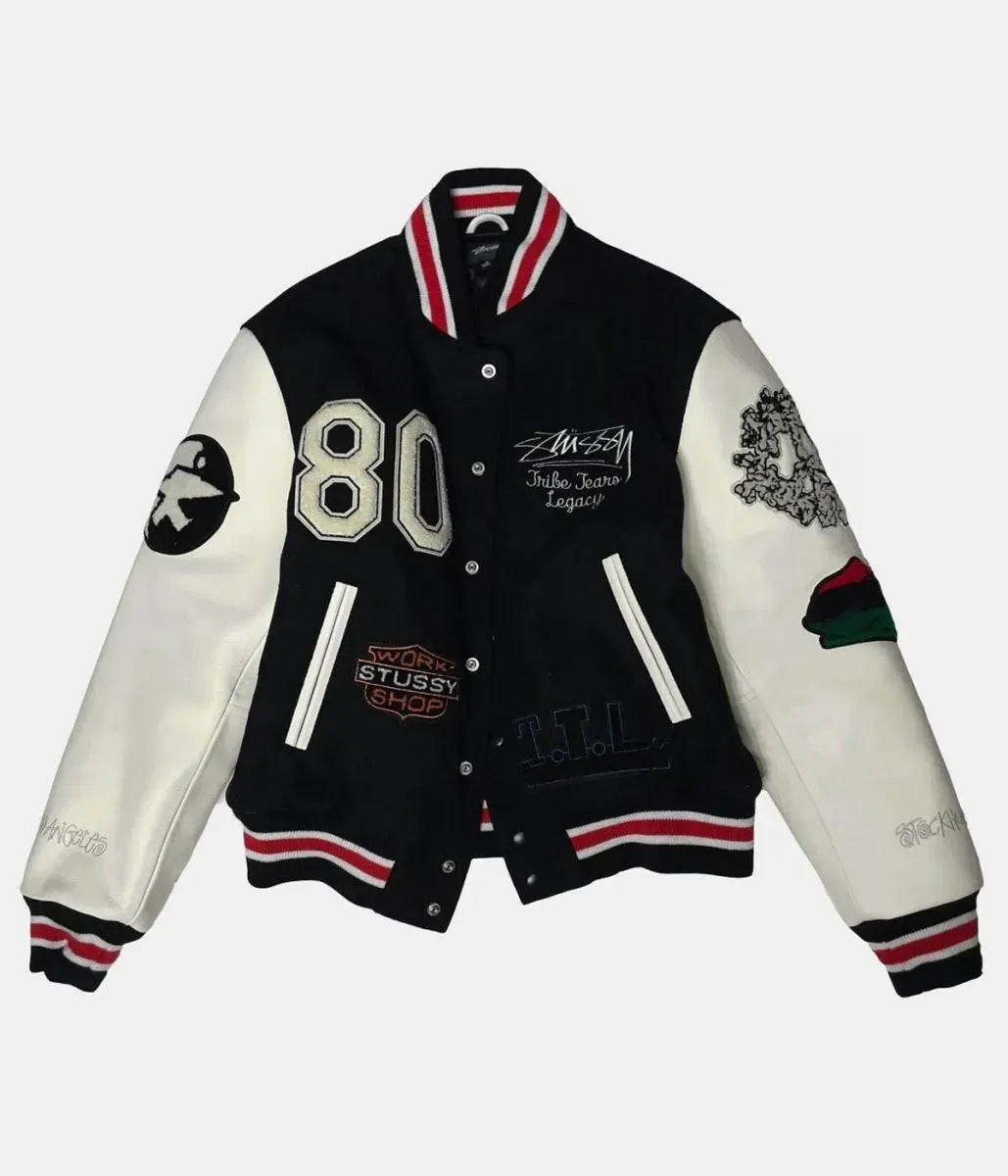 Varsity Denim Tears X Our Legacy TTL Black and White Jacket