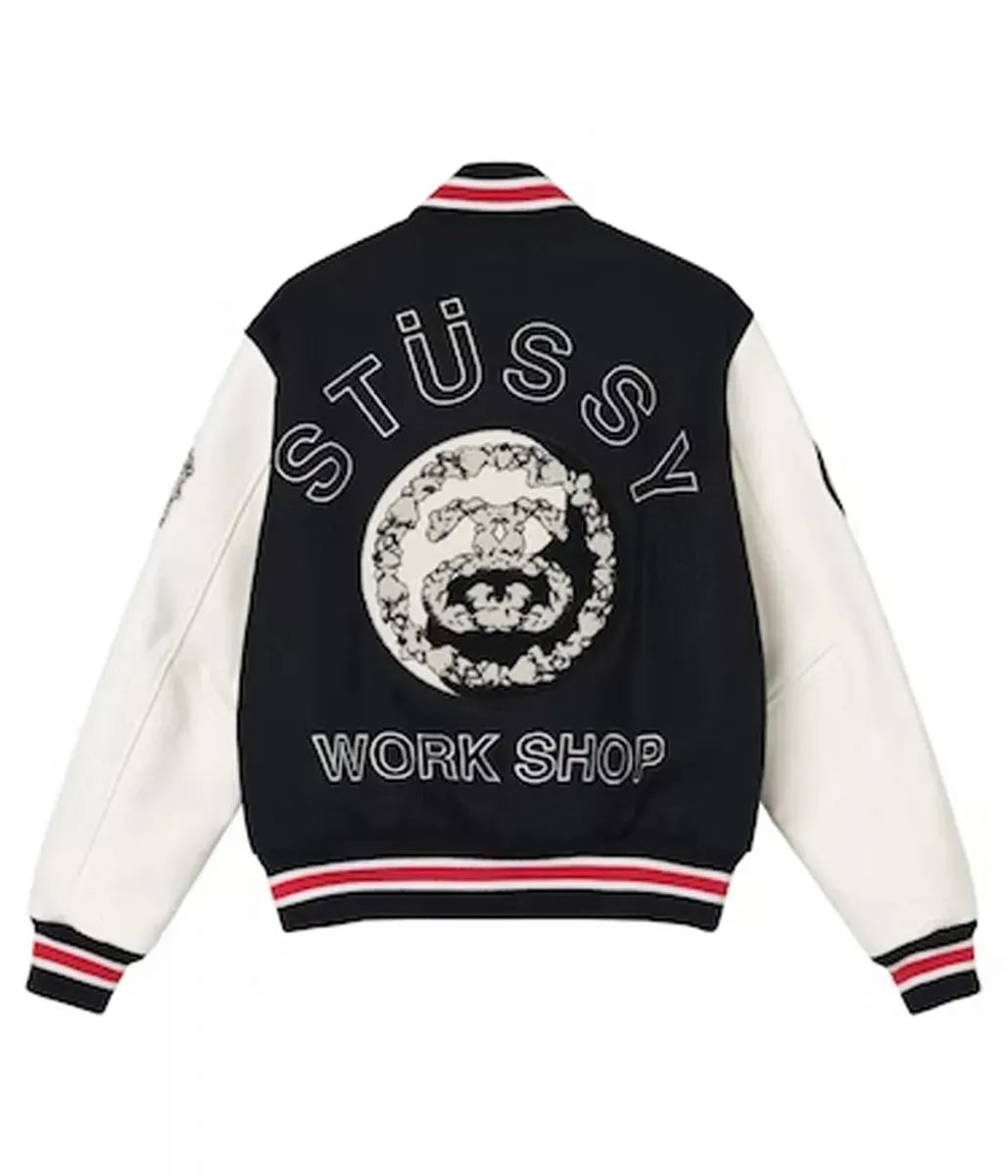 Varsity Denim Tears X Our Legacy TTL Black and White Jacket