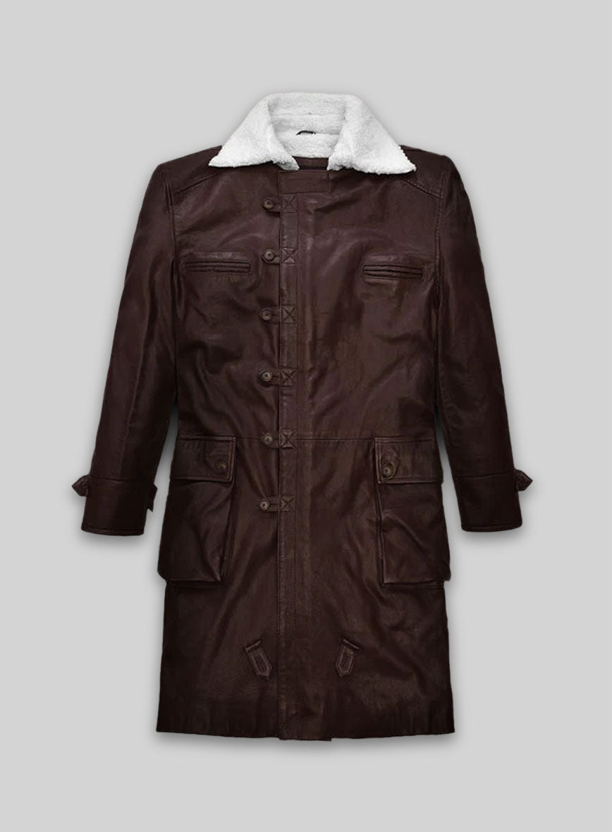 Tom Hardy The Dark Knight Rises Leather Trench Coat