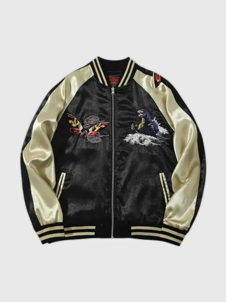 Traditional Japanese Souvenir Jacket - Sublimation Jacket ( Recreated Edition )