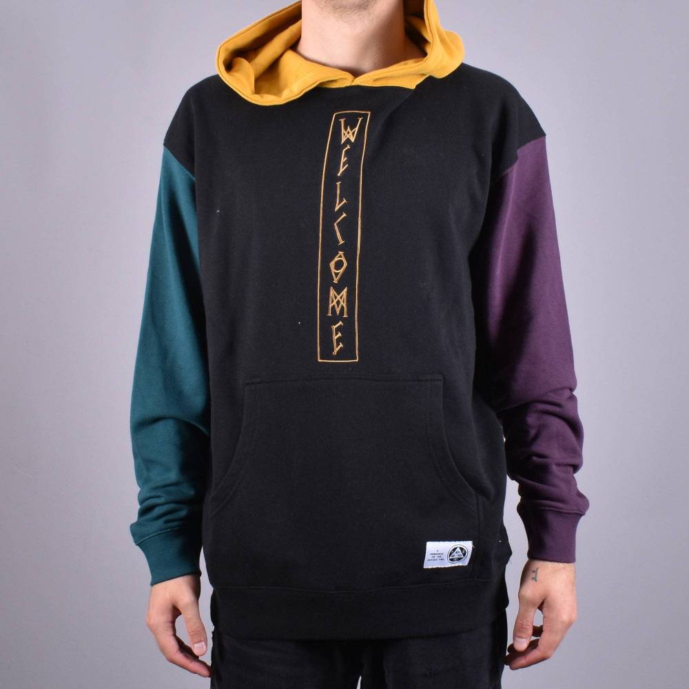 Welcome Quadrant Black Pullover Hoodie