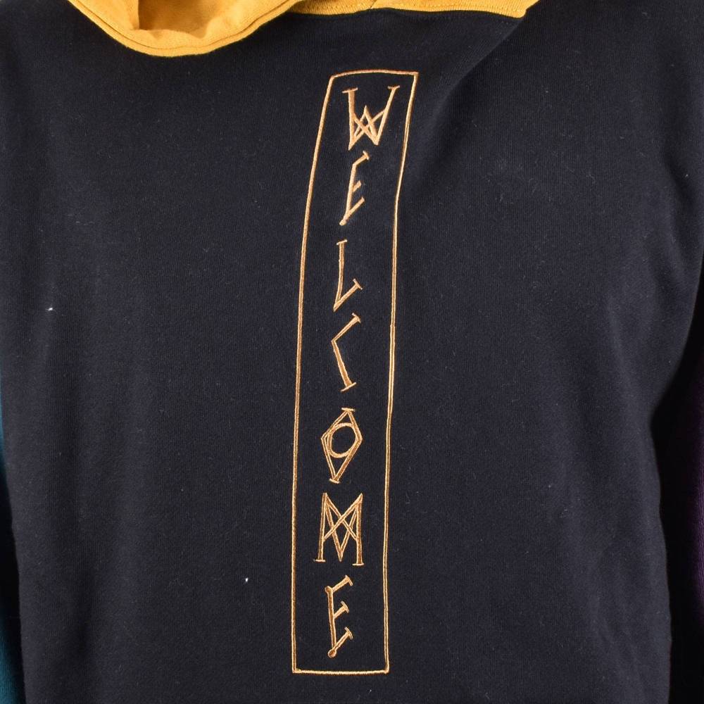 Welcome Quadrant Black Pullover Hoodie