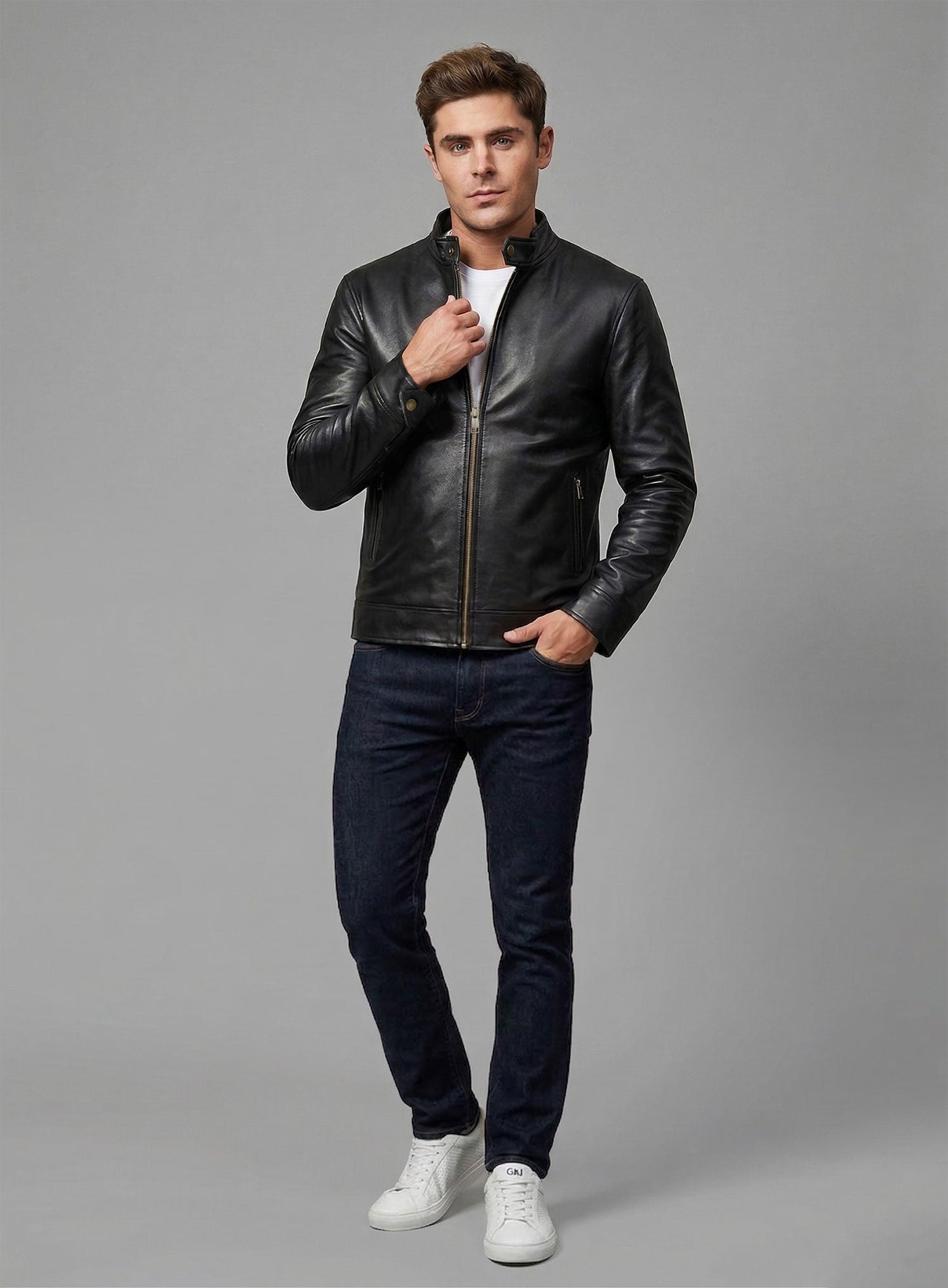 Zac Efron Baywatch Leather Jacket